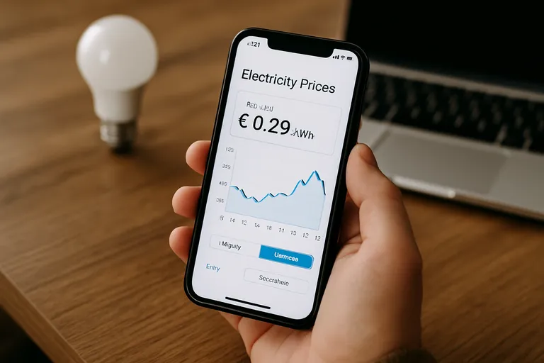 Actuele stroomprijs checken en lezen