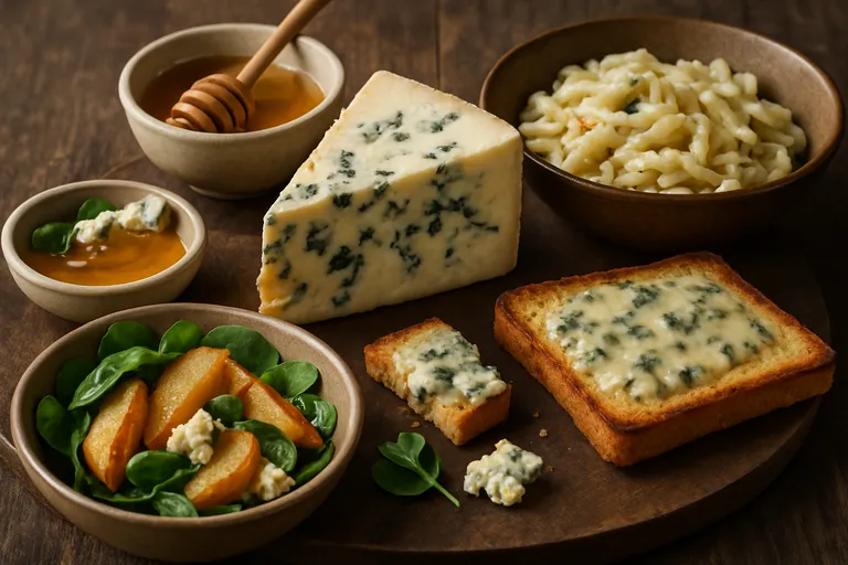 Combineren en koken met blauwe kaas