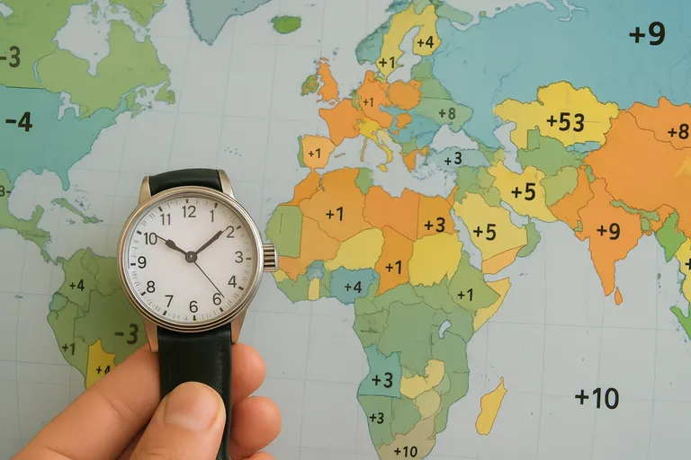 Tijdverschil met andere landen