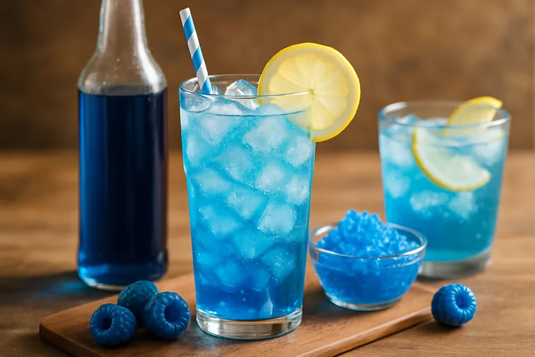 Til je borrel en mocktails naar een hoger niveau met blauwe ranja