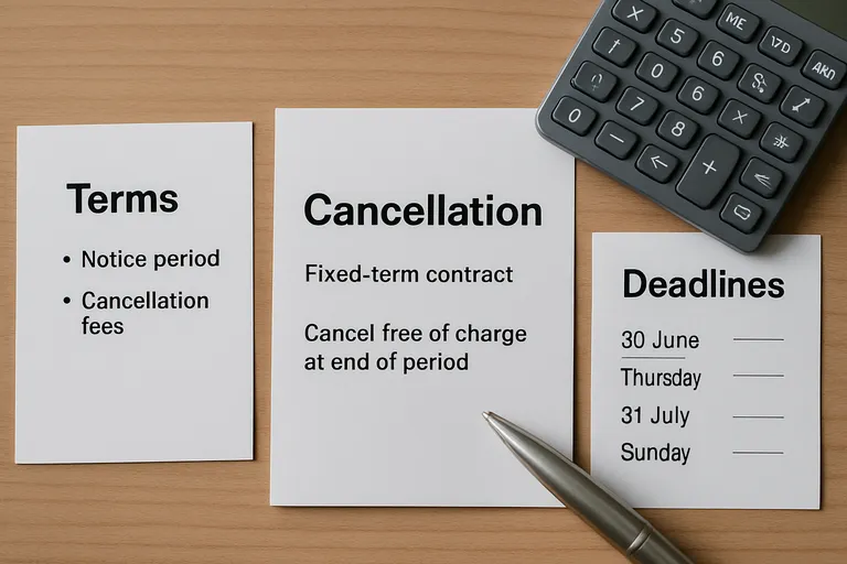 Voorwaarden, kosten en termijnen