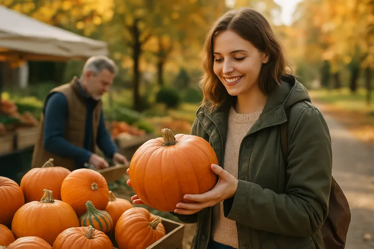 Waarom pompoenen kopen in de buurt