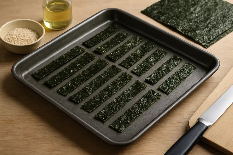 Zelf zeewier snacks maken