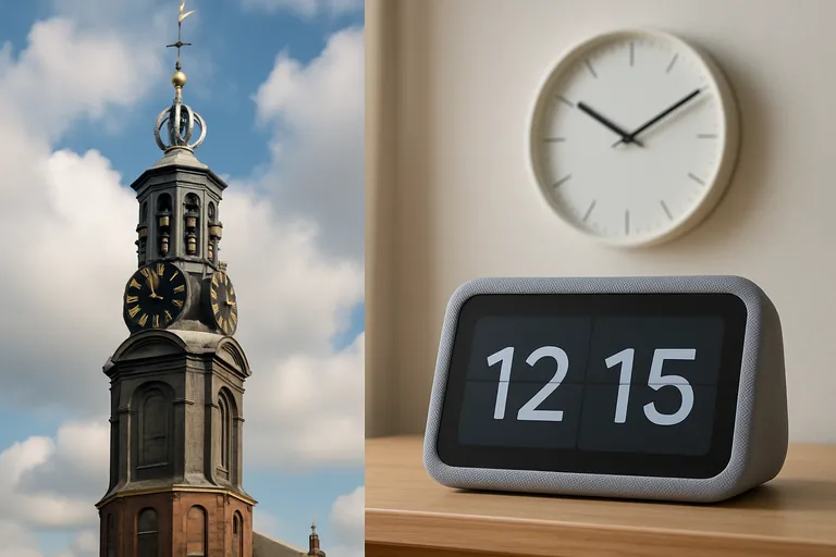 Zo tikt de tijd in Nederland: van torenklokken tot slimme designklokken in huis